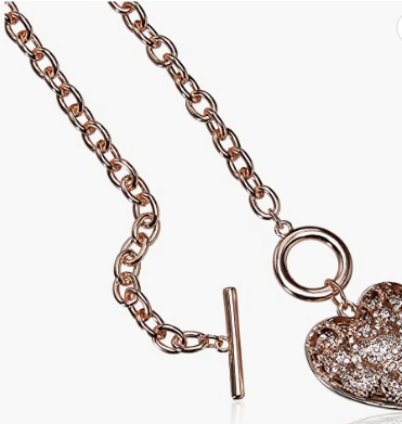 GUESS Filigree Heart Pendant Necklace